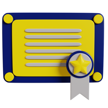 Certificado da empresa  3D Icon