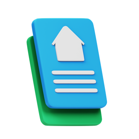 Certificado de casa  3D Icon