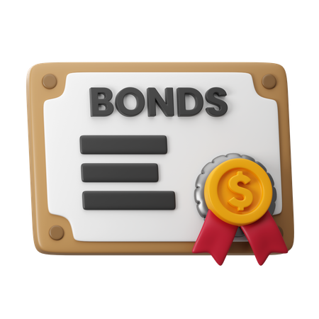 Certificado de títulos  3D Icon