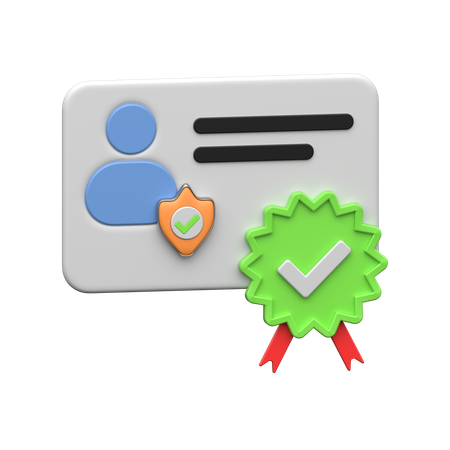 Certificado médico  3D Icon