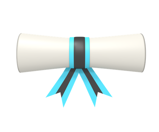 Certificat  3D Icon