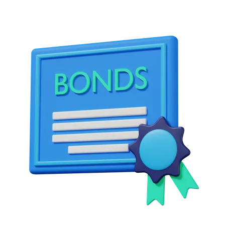 Certificat d'obligations  3D Icon