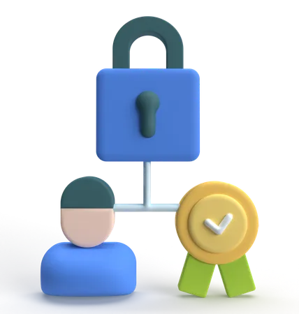 Certificate Authority  3D Icon