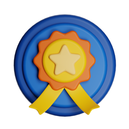 Certification  3D Icon
