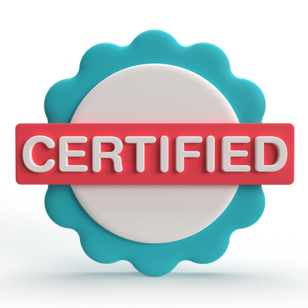 認証済み  3D Icon