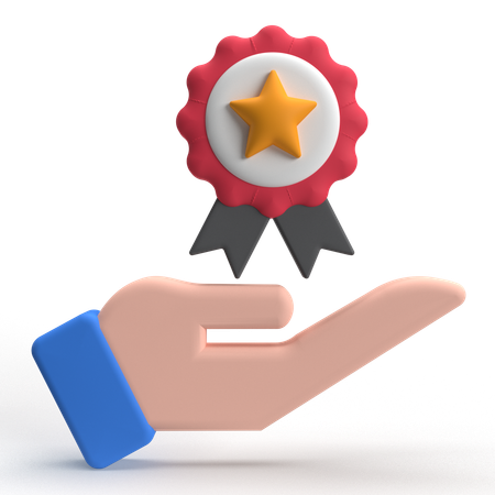 Certified  3D Icon