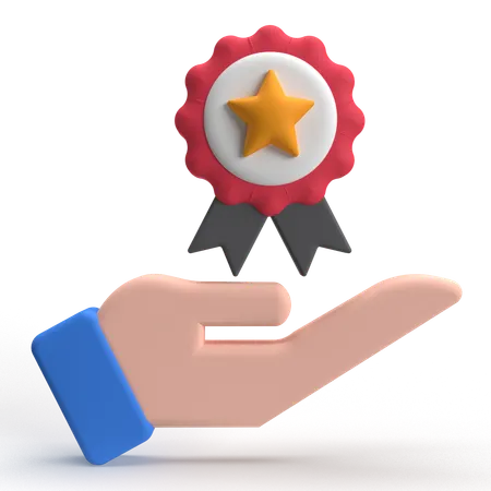 Certified  3D Icon