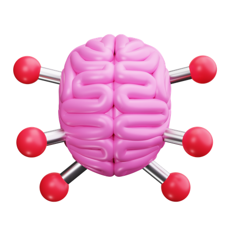 Cerveau artificiel  3D Icon