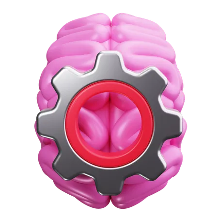 Cerveau créatif  3D Icon