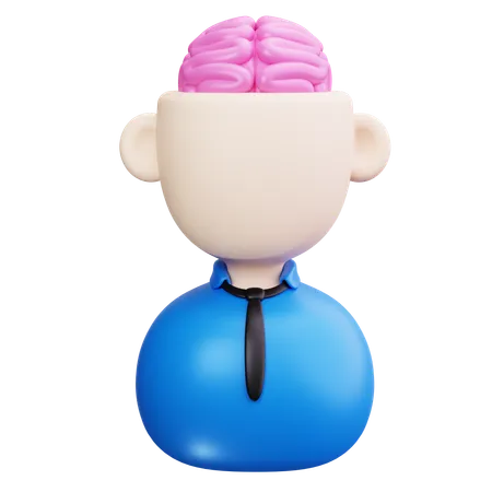 Cerveau humain  3D Icon