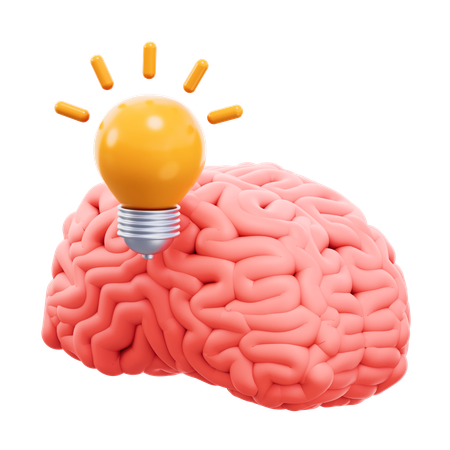 Idée de cerveau  3D Icon