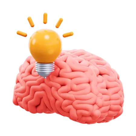 Idée de cerveau  3D Icon