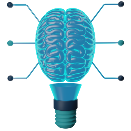 Idée de cerveau  3D Icon