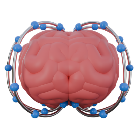 Cerveau intelligent  3D Icon