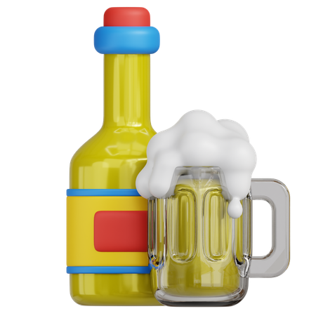 Cerveja  3D Icon