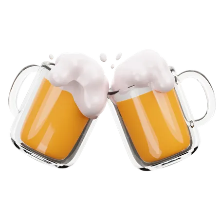 Felicidades de cerveja  3D Icon