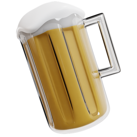 Cerveza dorada  3D Icon