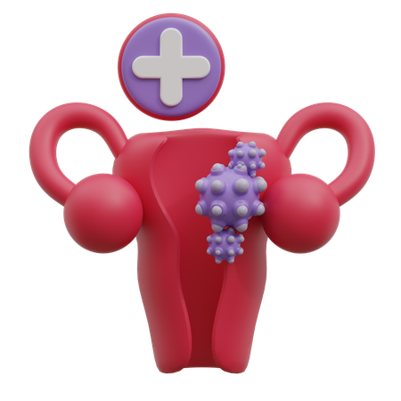 Cervical Cancer  3D Icon