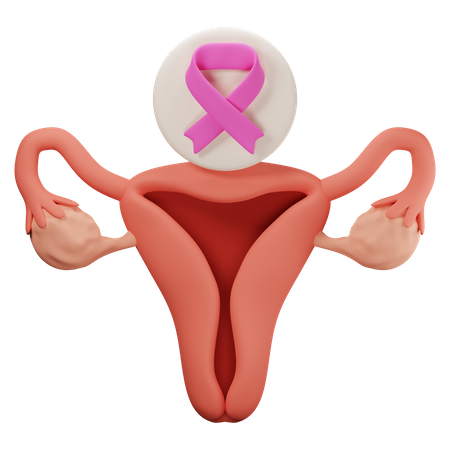 Cervical cancer 3D Icon