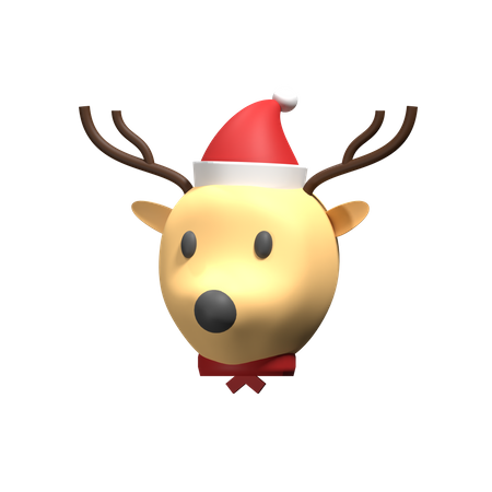 Cervo de natal  3D Icon
