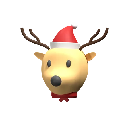 Cervo de natal  3D Icon