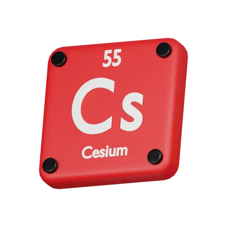 Cesium Element 3 D Icon 3D Icon