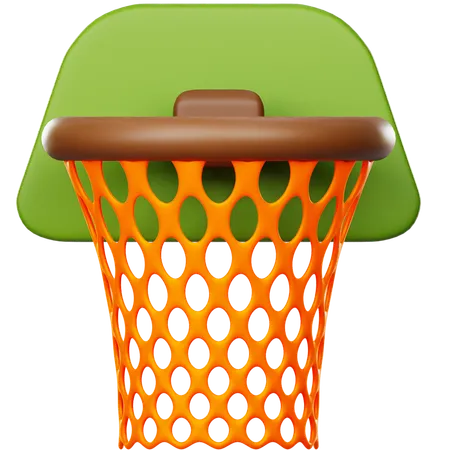 Cesta de basquete  3D Icon