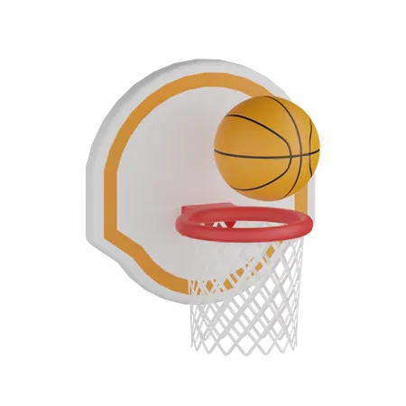 Cesta de basquete  3D Icon