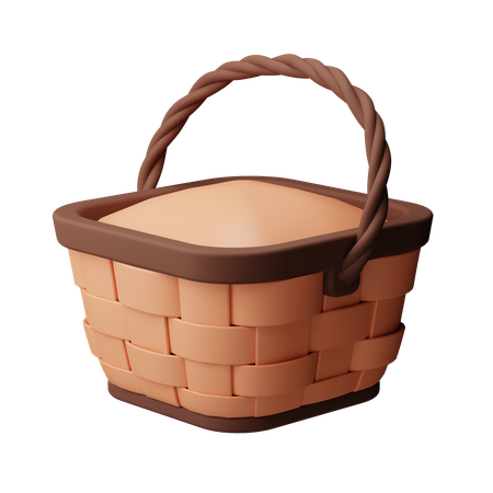 Cesta de colheita  3D Icon