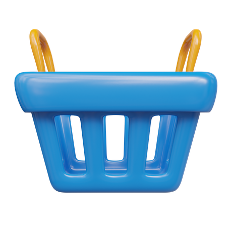 Cesta de compras  3D Icon