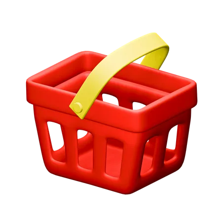 Cesta de compras  3D Icon