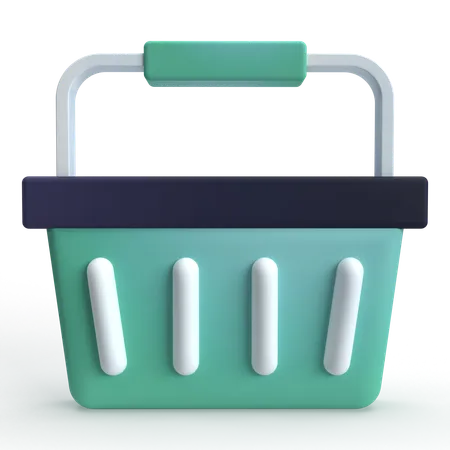 Cesta de compras  3D Icon