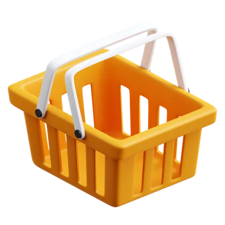 Cesta de compras  3D Icon