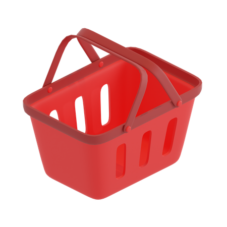 Cesta de compras  3D Icon