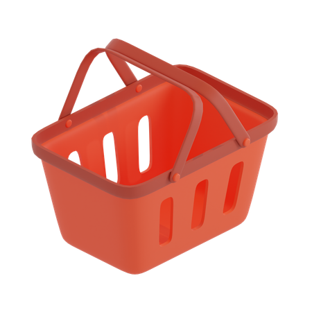 Cesta de compras  3D Icon