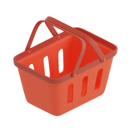 Cesta de compras  3D Icon