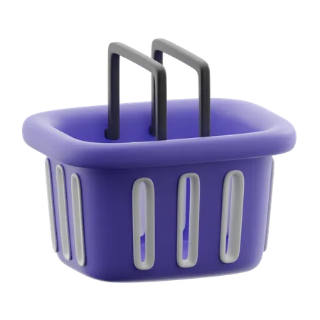 Cesta de compras  3D Icon