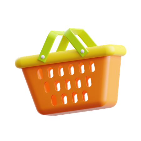 Cesta de compras  3D Icon