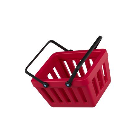 Cesta de compras  3D Icon