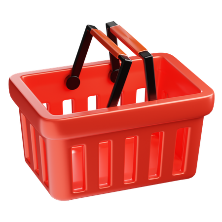 Cesta de compras  3D Icon