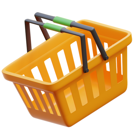 Cesta de compras  3D Icon