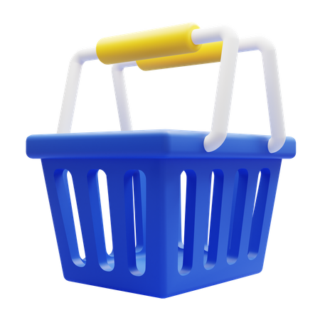 Cesta de compras  3D Icon