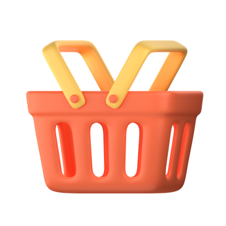 Cesta de compras  3D Icon