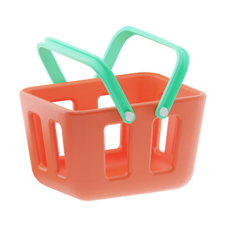 Cesta de compras  3D Icon