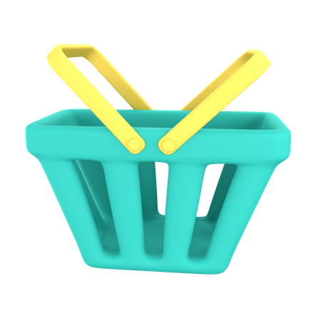 Cesta de compras  3D Icon
