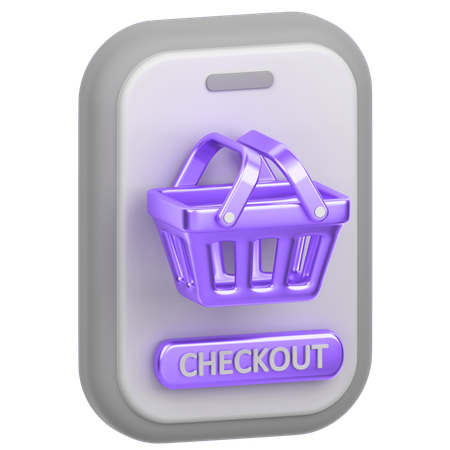 Cesta de descontos  3D Icon
