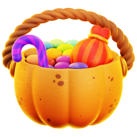 Cesta de doces  3D Icon