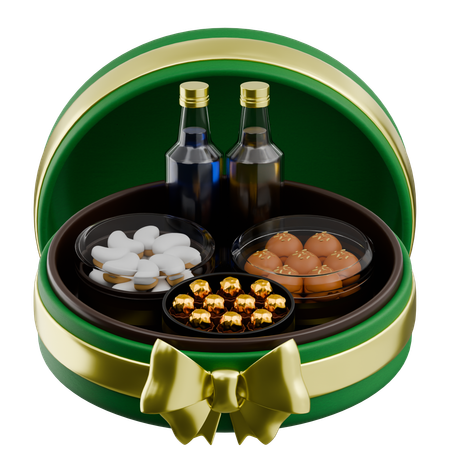 Cesta de doces  3D Icon