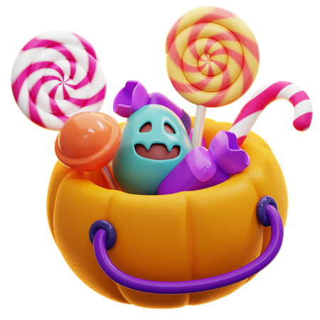 Canasta de dulces  3D Icon