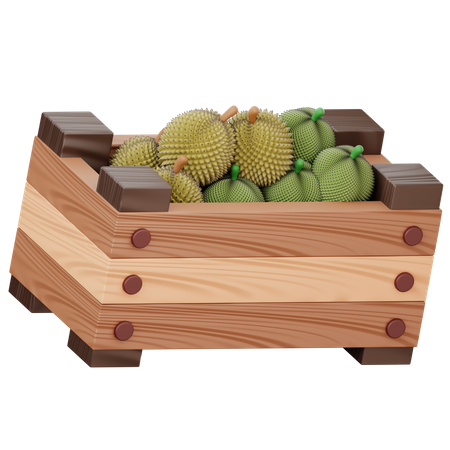 Cesto de frutas  3D Illustration